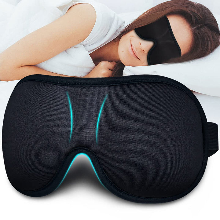 Sleep Mask for Women Men, Ultrathin Light Blocking Slee