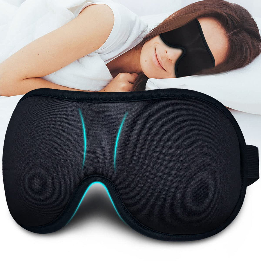 Sleep Mask for Women Men, Ultrathin Light Blocking Slee