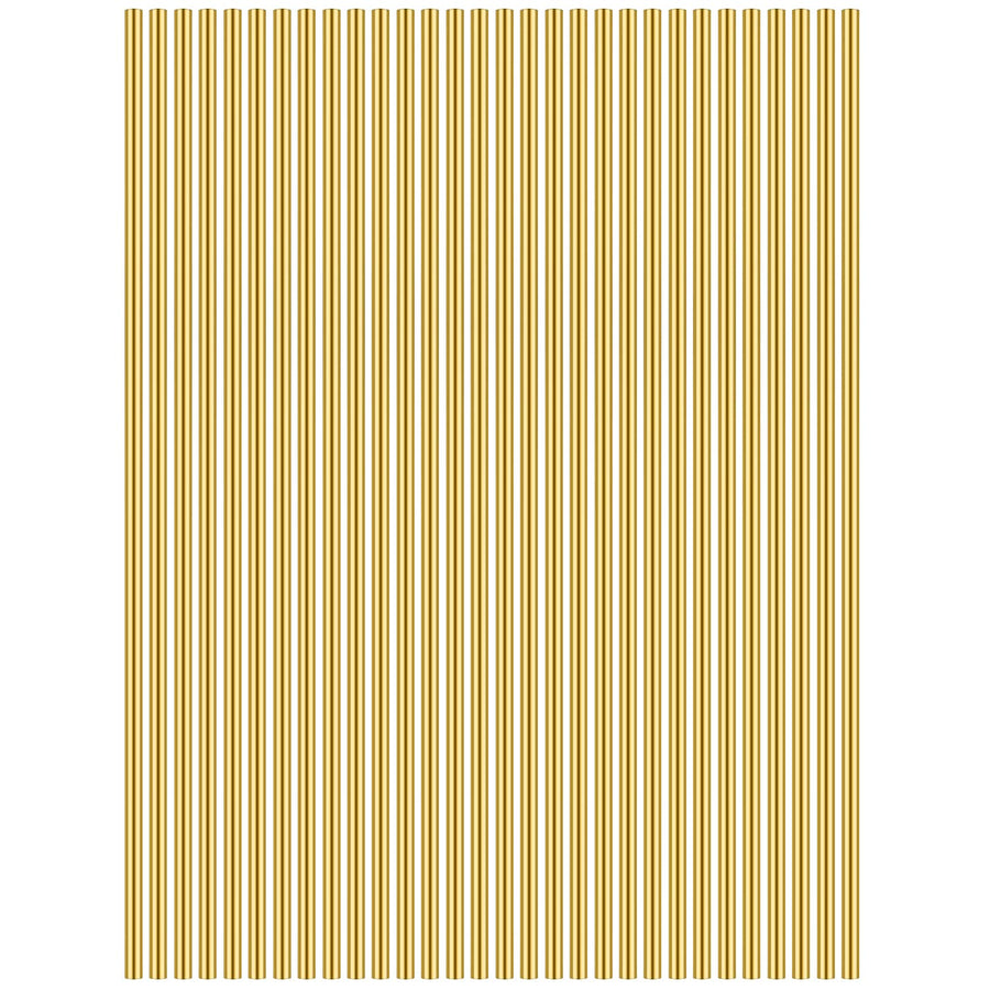 30 Pieces 12 inches 1/25 inch/1.0mm Brass Round Rods, Brass Rods Lathe Bar Stock, 1/25 inch/1.0mm in Diameter 12 inches in Length