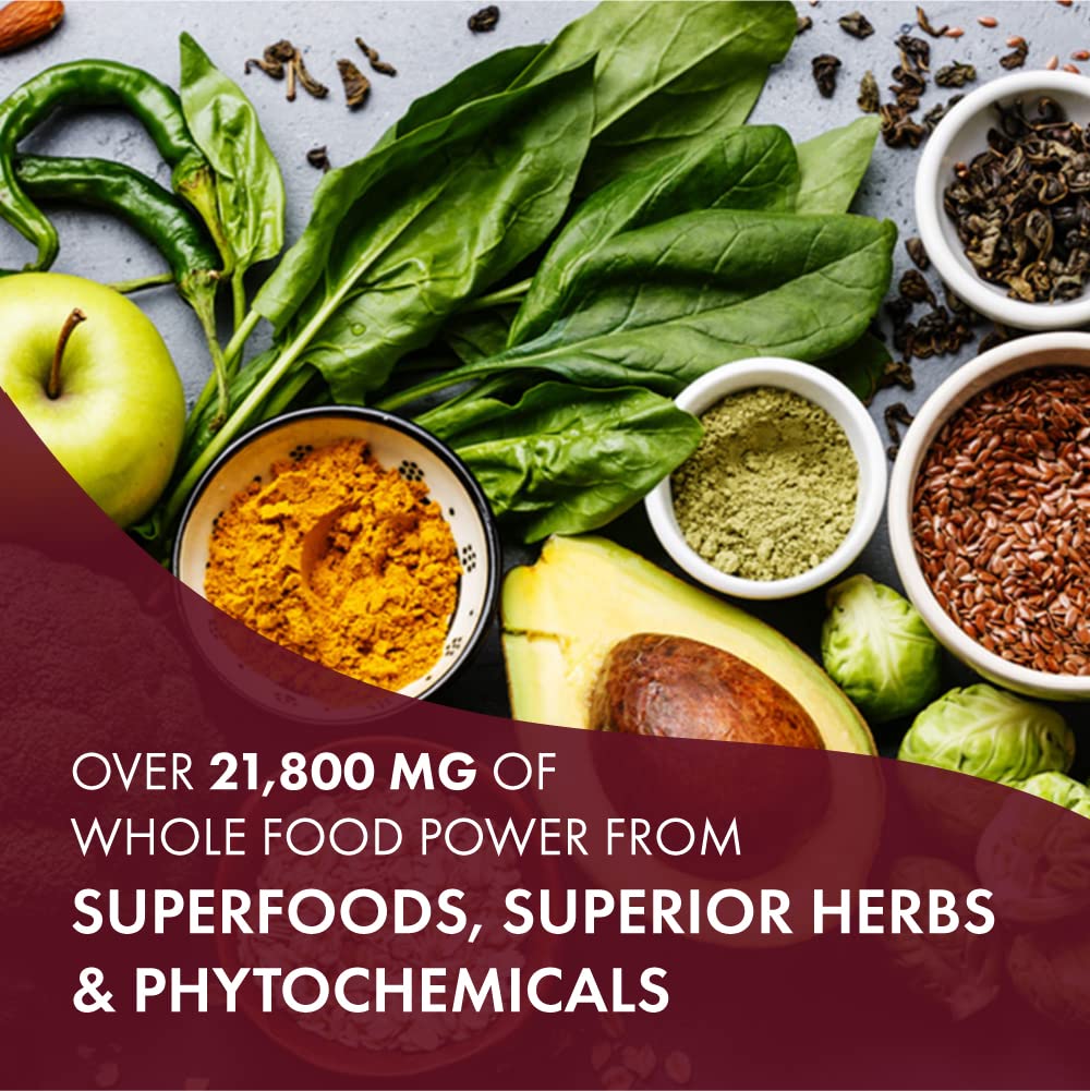 Pure Essence Labs LifeEssence Multivitamin for Women and Men - Natural Herbal Supplement - Vitamin D, Vitamin D3, Vitamin B12, Biotin with Whole Foods (120 Tablets)