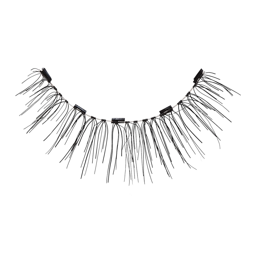 Magnetic False Eyelashes, &#39;Lure&#39;, 12 mm, Includes 1 Pair Of Magnetic Lashes, Magnetic Lash Eyeliner, Contact Lens Friendly, Easy to Apply, Reusable Strip Lashes
