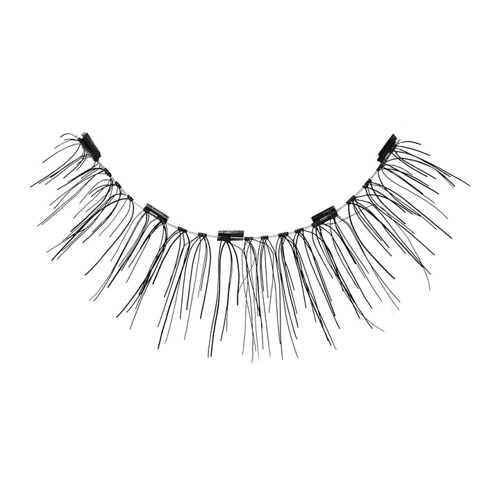 Magnetic False Eyelashes, &#39;Lure&#39;, 12 mm, Includes 1 Pair Of Magnetic Lashes, Magnetic Lash Eyeliner, Contact Lens Friendly, Easy to Apply, Reusable Strip Lashes