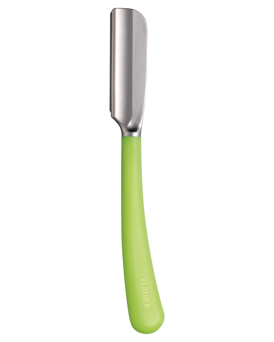 Feather SS Japanese Straight Razor, Lime
