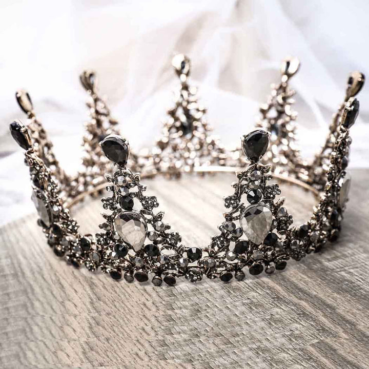Aukmla Wedding Crowns and Tiaras Baroco Style for Women (Princess Style)