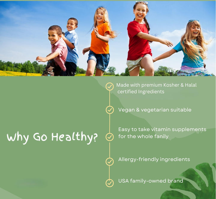 Go Healthy Kids Vitamin D Gummies – Toddler &amp; C