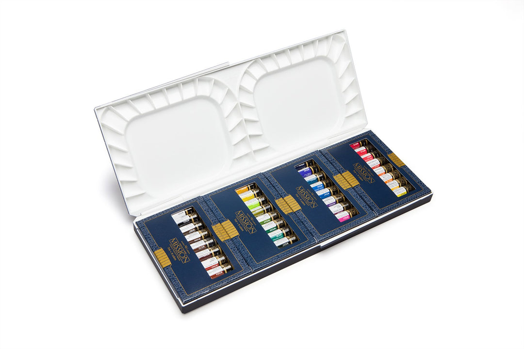 Mijello Mission Gold Water Color Palette Set, 36 Colors
