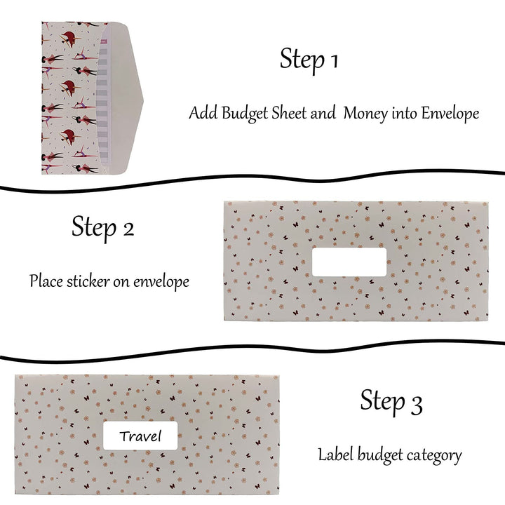 12 Laminated Budget Envelopes and Budget Sheets | Money Envelopes for Cash | Cash Envelopes for Budgeting | Paper Cash Envelopes