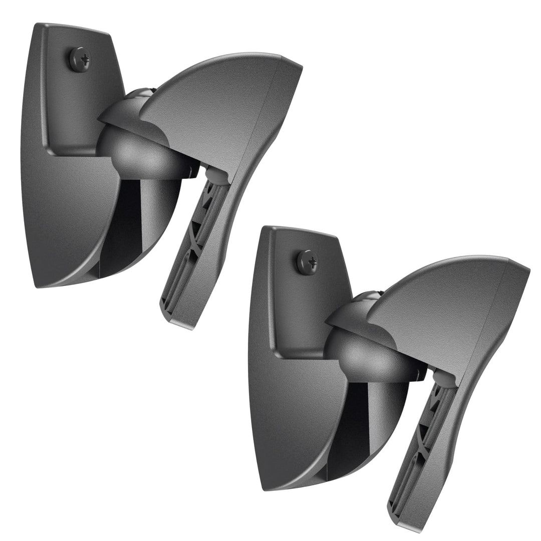 Vogel&#39;s VLB 500 Universal Speaker Wall Mount Set Swivels up to 180º (Left/Right) Can be Tilted up to 20º Pre-Assembled Max. 11 lbs (5 kg) Black 2 mounts