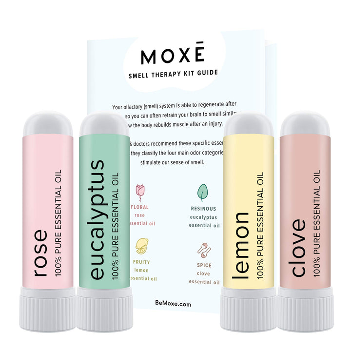 Smell Training Kit, Made in USA, 4 Essential Oils, Olfactory Regeneration, Helps Restore Sense of Smell, Natural Therapy for Smell Loss (Phase 1)