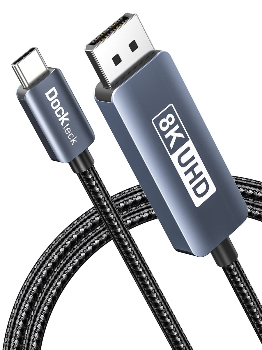 dockteck USB C to DisplayPort Cable 6Ft/2M, 8K Type C t