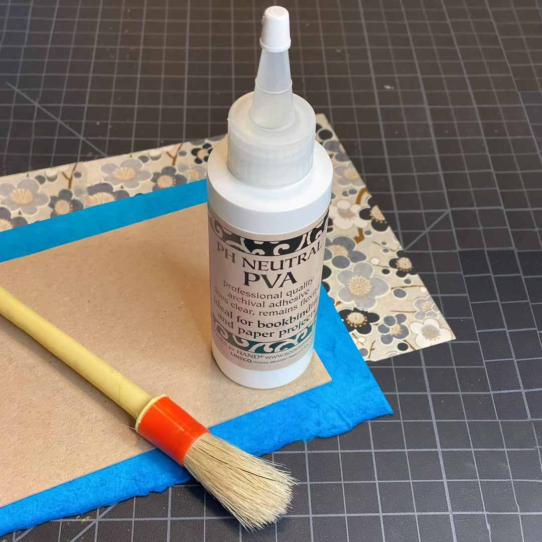 , PH Neutral PVA Adhesive, Acid-free, Water-Soluble, Dries Clear, Archival Quality PVA Formula, for Bookbinding, Book Repair, Framing, Collages, Paper Art and Crafts - 8 Ounce