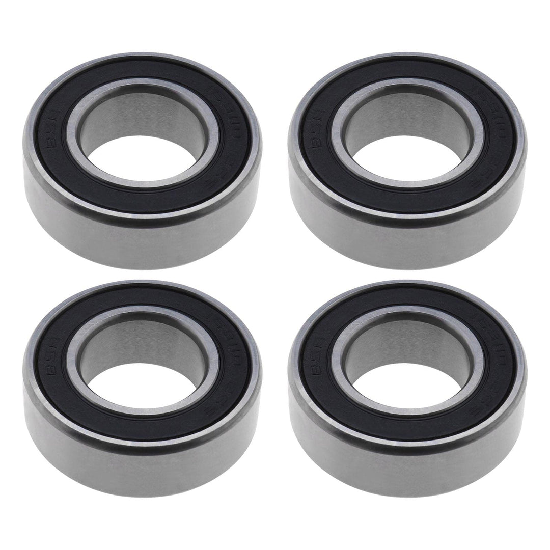 4PCS 163110-2RS Deep Groove Ball Bearings Double Rubber Seal Bearings Carbon Steel for Bike Rear Hub Industrial Equipment 16x31x10mm