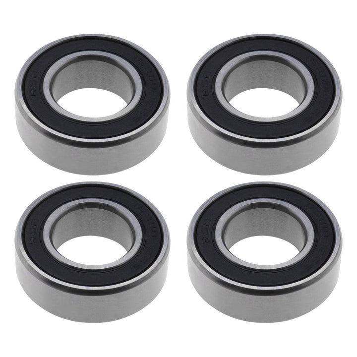 4PCS 163110-2RS Deep Groove Ball Bearings Double Rubber Seal Bearings Carbon Steel for Bike Rear Hub Industrial Equipment 16x31x10mm