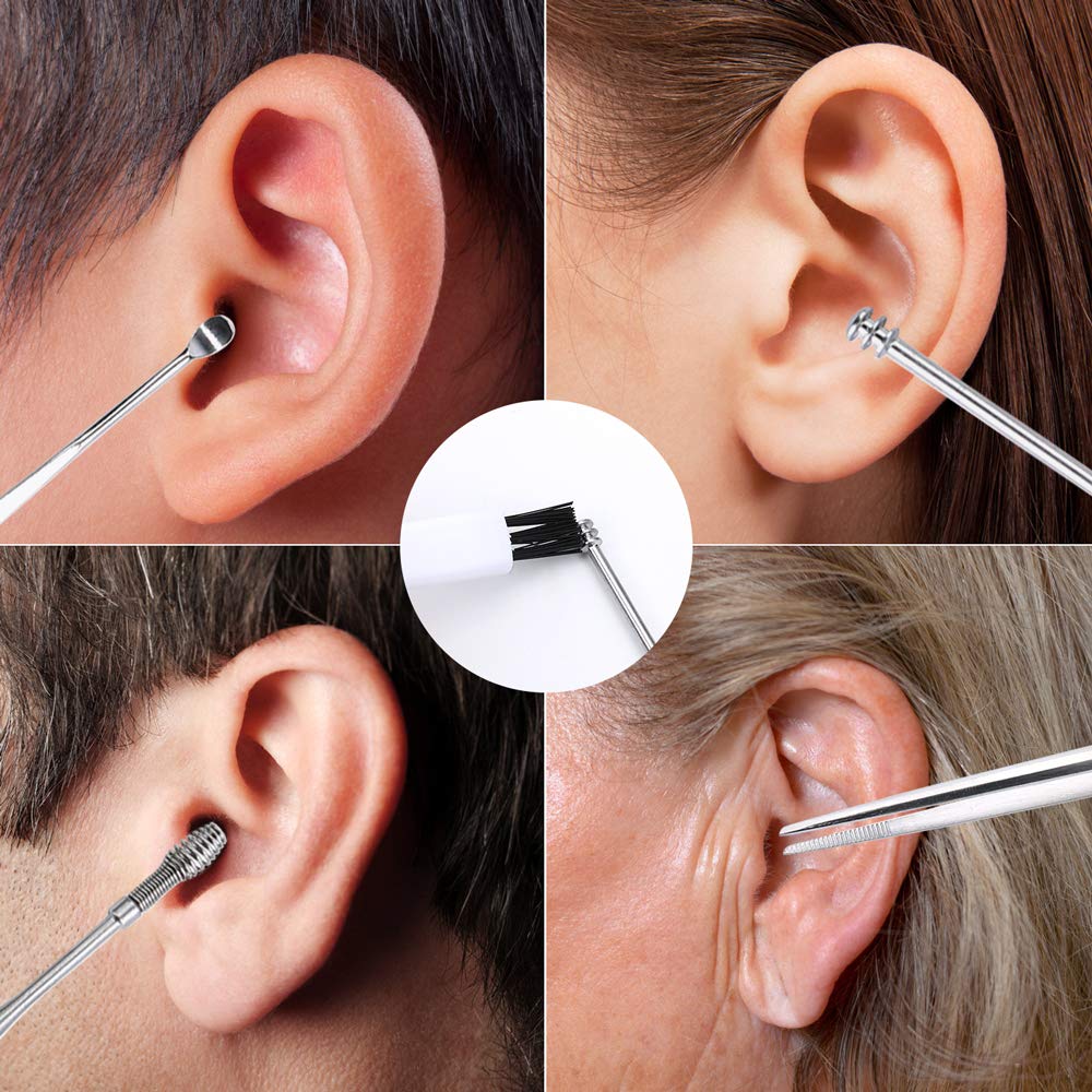 9Pcs Okom Ear Wax Removal Tool, Upgrade Ear Cleaner, Pr