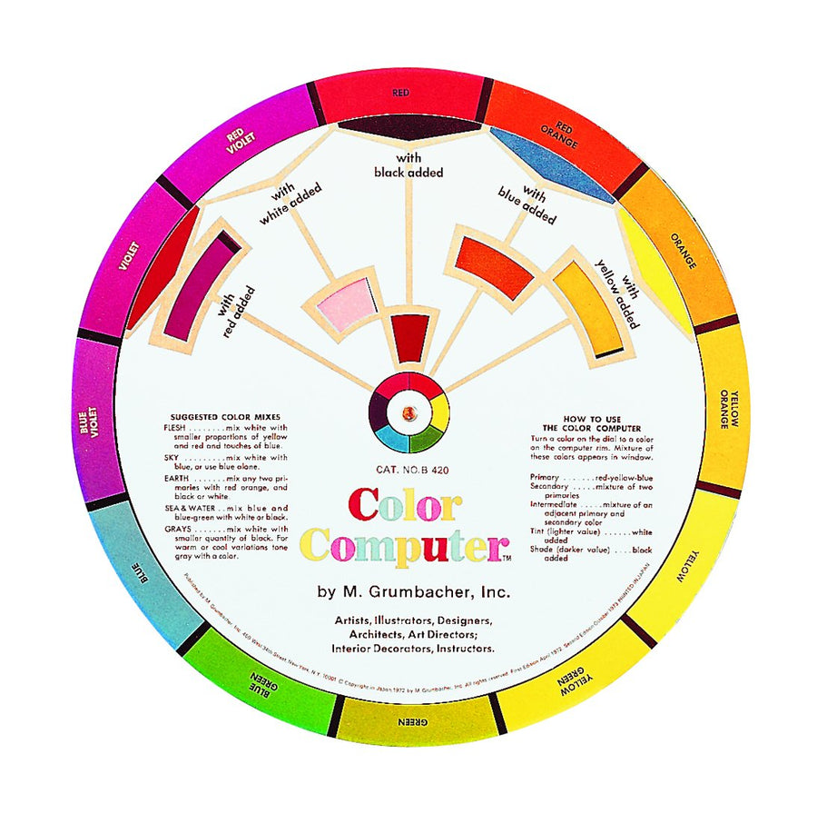Computer Color Wheel, 8 Dia.