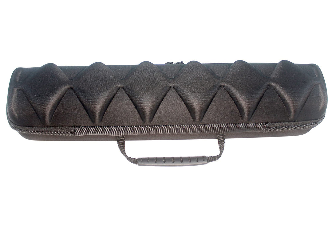 Watch roll travel case organizer for 6 watches, Storage Organizer and Display with innovative watch pillow, fit large up to 60mm faced watches (Black, 6 Slot)