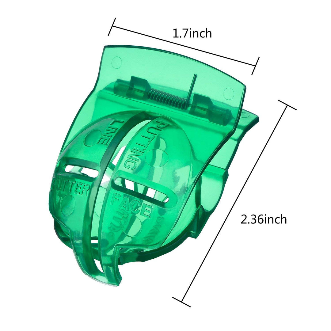 2 Pieces Golf Ball Line Liner Drawing Marking Alignment Putting Tool and 2 Pieces Golf Ball Marker Pen, 4 Pieces Totally (Green)