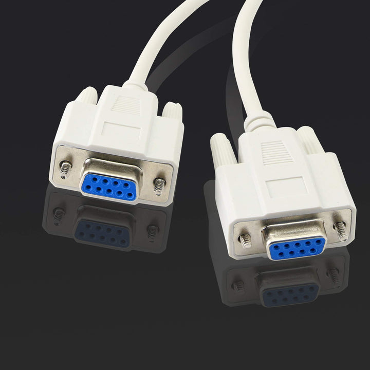 30cm DB9 Y Splitter Cable DB9 9 Pin 1 Male to 2 Female Rs232 Serial Splitter Adapter Straight-Through Cable YOUCHENG for Connect Various Serial Interface Devices