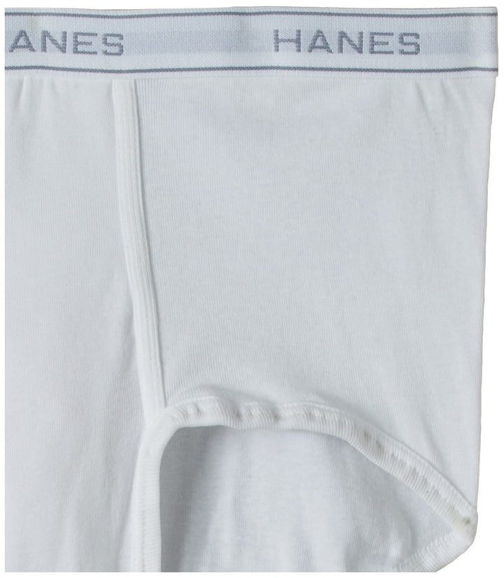 Men&#39;s 6-Pack FreshIQ Tagless Cotton Brief, White, Medium