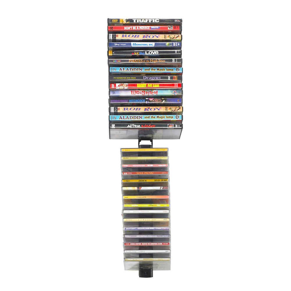 Atlantic Media Stix, Wall-Mount CD/DVD Media Storage Ra