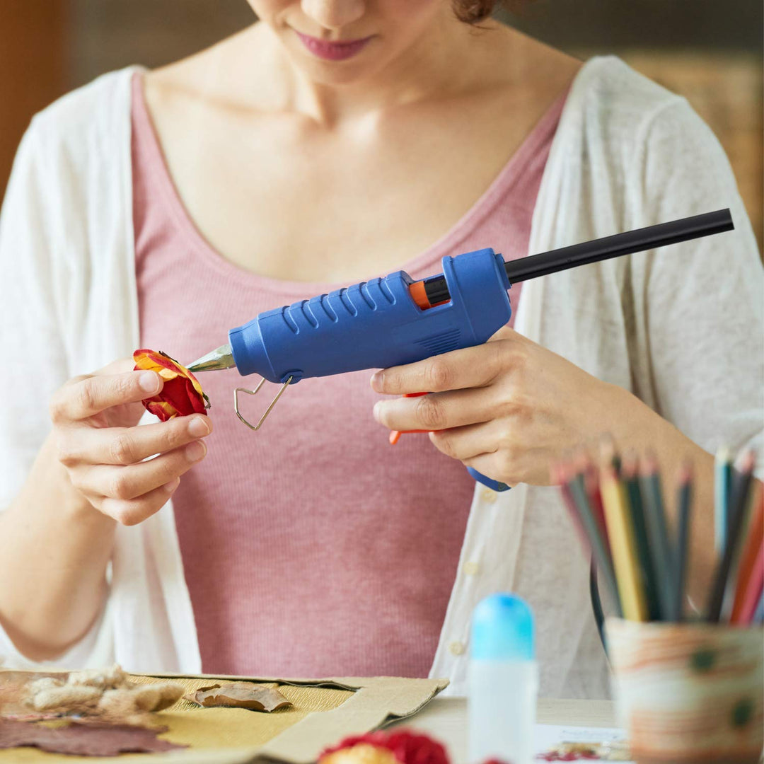 Black Hot Melt Glue Sticks, Hot Glue Gun Sticks for Handmade Craft DIY Home Office Project Craftwork Fix &amp; Repairs,20 PCS, Diameter 7 mm/0.28, Length 20cm/7.8