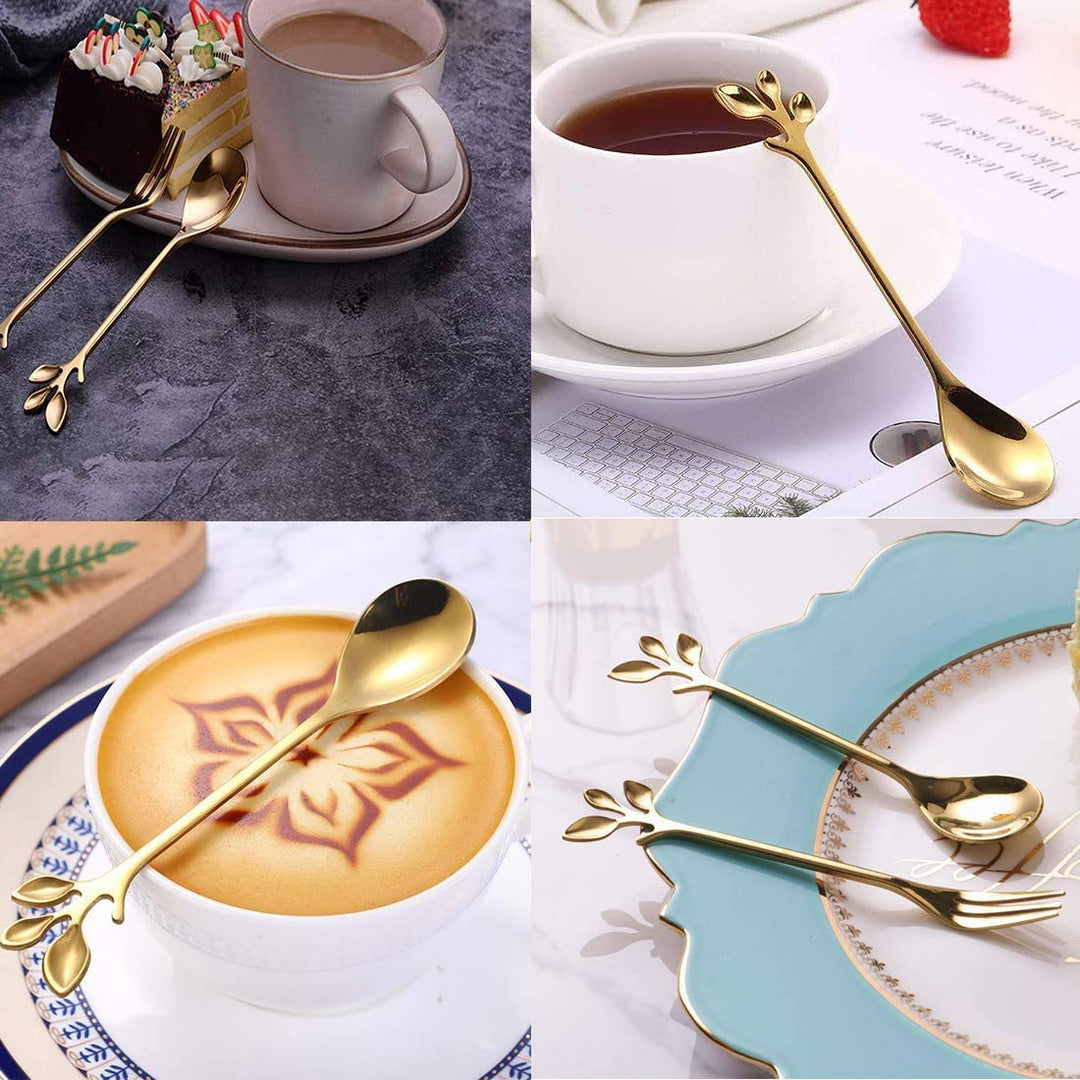 12PackStainless Steel Creative Coffee Spoon Soup Spoons