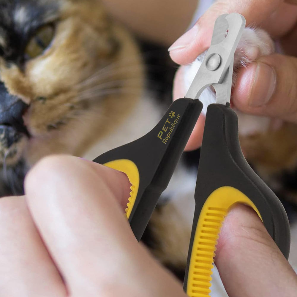Cat Nail Clippers – Professional Stainless-Steel Nail Clipper for Cats, Kittens, Hamster, Rabbits, Birds, & Small Breed Animals Claw Trimmer