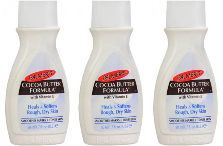 Palmer&#39;s Cocoa Butter Formula Vitamin E Heals Softens Rough Dry Skin 1.7 oz Body Lotion Travel Size (Pack of 3)