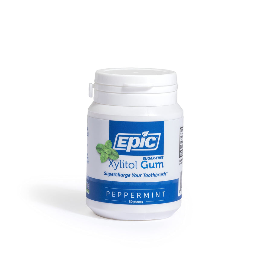 Xylitol Sweetened Peppermint Gum 50 Ct