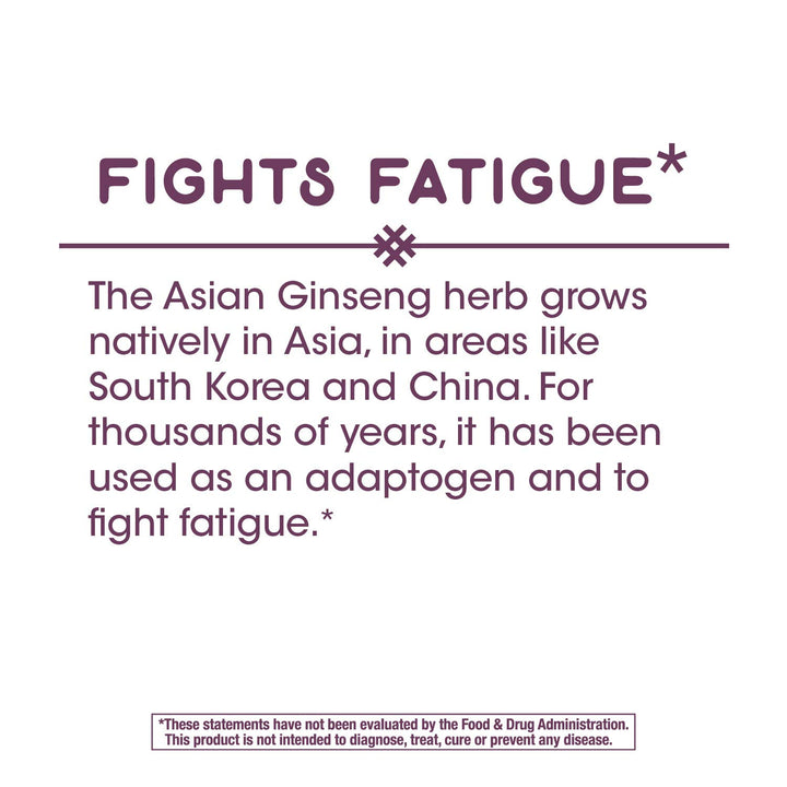 Nature&#39;s Way, Premium Herbal Asian Ginseng, Fights Fatigue*, 60 Capsules