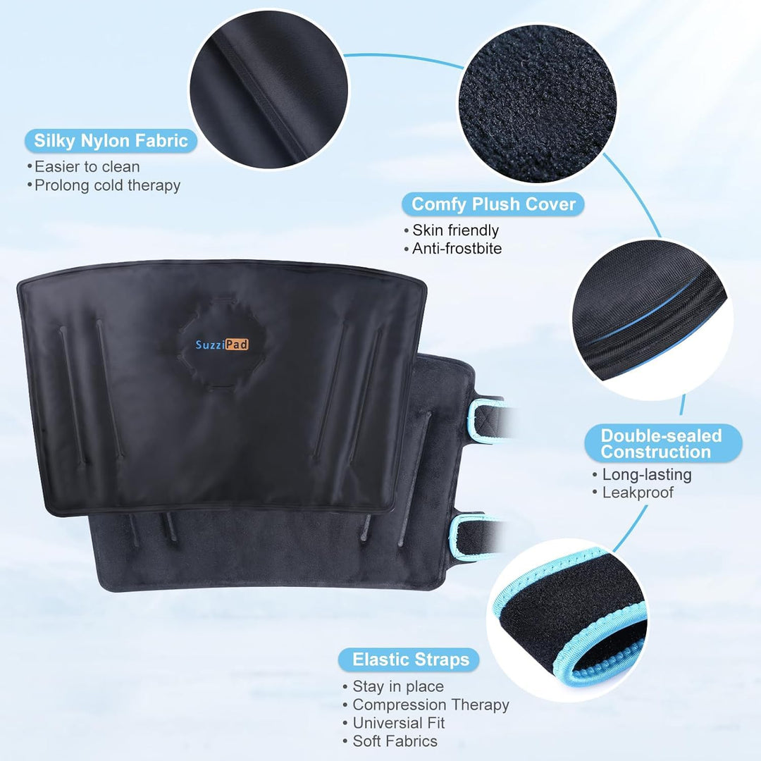 SuzziPad Elbow Ice Pack for Tendonitis and Tennis Elbow