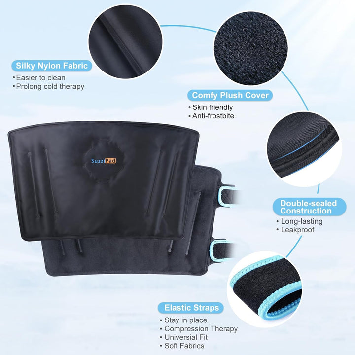 SuzziPad Elbow Ice Pack for Tendonitis and Tennis Elbow