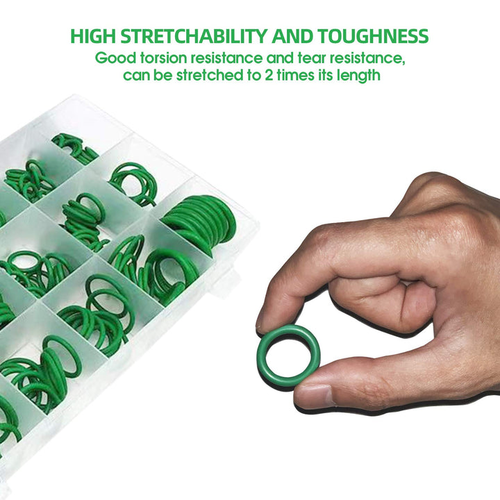 Boatsea 270pcs Rubber O Ring Kits 18 Sizes Sealing Gask