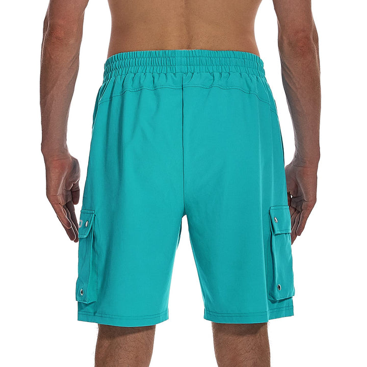 Mens Swim Trunks 9 Quick Dry Swim Shorts with Mesh Lining and Pockets Navy S