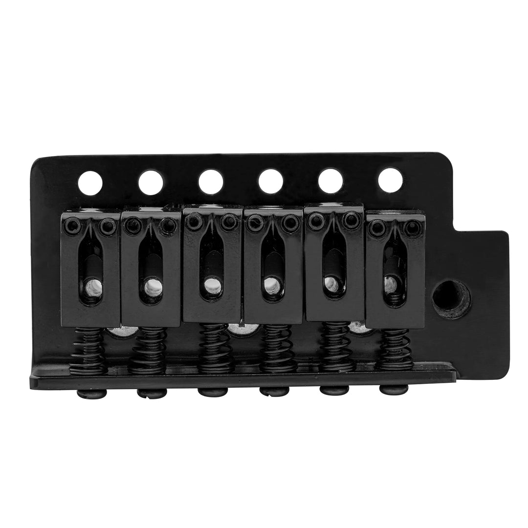 52.5mm Guitar Stratocaster Tremolo Bridge Set for Fender Strat Squier Electric Guitar Replacement, Black