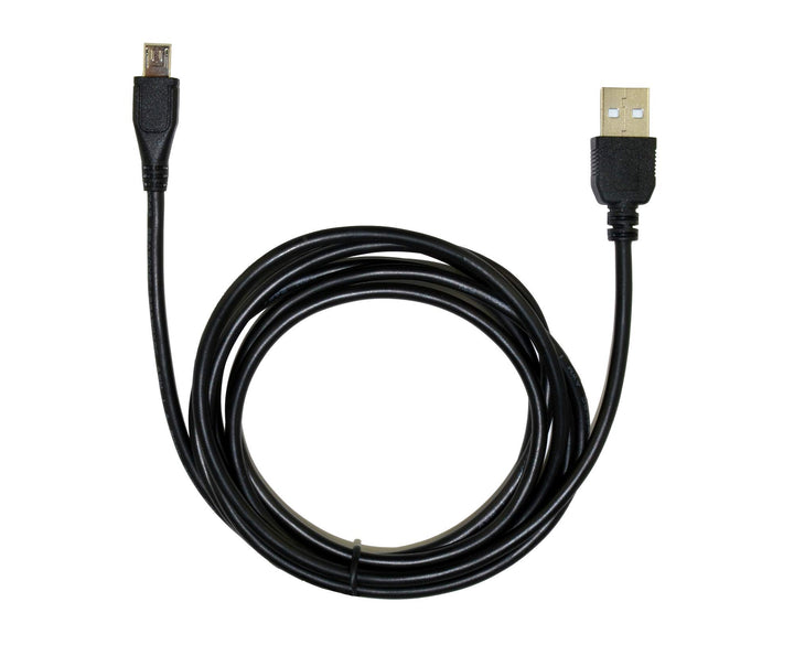 Premium 8mm Extra Long Tip USB 2.0 Micro-USB Male - to - USB A Male Cable - 6 ft Length - Heavy 22 AWG Gauge - Fast Charge + Data for Thick Cases &amp; Deep Connectors (PRX-RFU212)