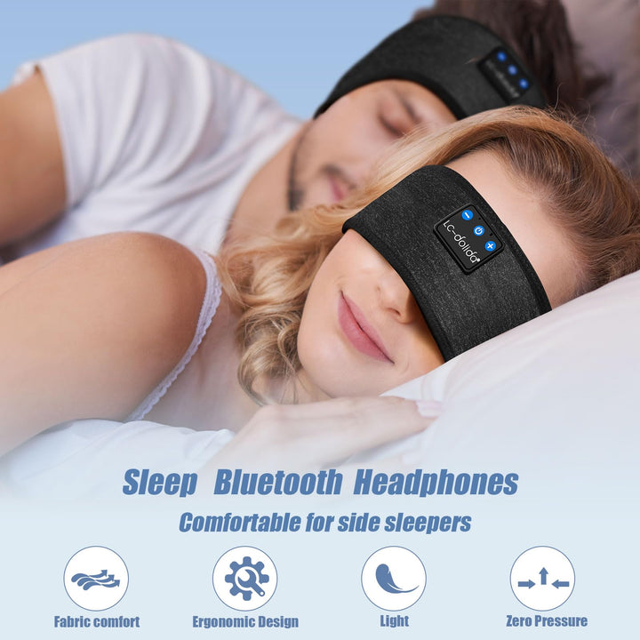 LC-dolida Sleep Headphones Bluetooth Headband, Wireless