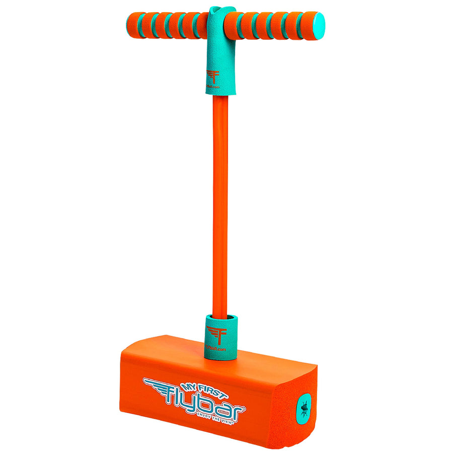 My First Foam Pogo Jumper For Kids Fun and Safe Pogo Stick For Toddlers, Durable Foam and Bungee Jumper For Ages 3 and up, Supports up To 250lbs (Orange)