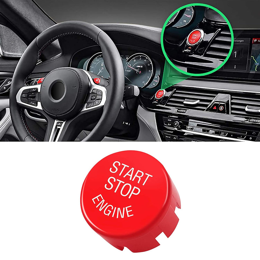 Jaronx Sports Red Start Stop Engine Switch Button Compa