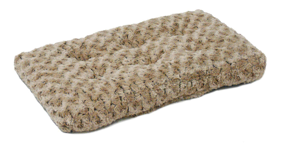Midwest Homes for Pets Plush Pet Bed | Ombré Swirl Dog Bed & Cat Bed | Mocha 23L x 18W x 1.75H -Inches for Small Dog Breeds, 24-Inch, Model:40624-STB