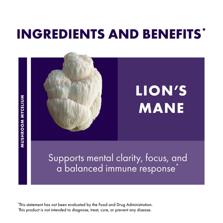 Host Defense Lion&#39;s Mane Extract - Brain Health
