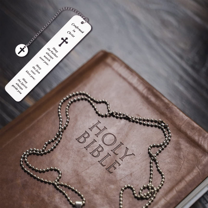 Confirmation Gifts Bookmark Baptism gifts for Girls Boys Christian Confirmation Gift for Godson Goddaughter Catholic Confirmation Gifts for Women Men Birthday Christmas for Religious Church Bulk Gifts