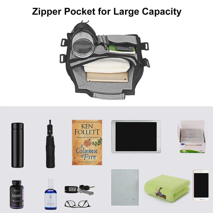 Side Walker Bags,Walker Organizer Pounch for Rollator a