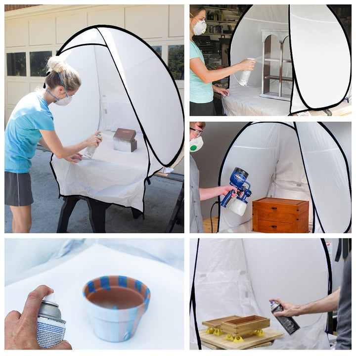 PLANTIONAL Portable Paint Tent for Spray Painting: 4.9x
