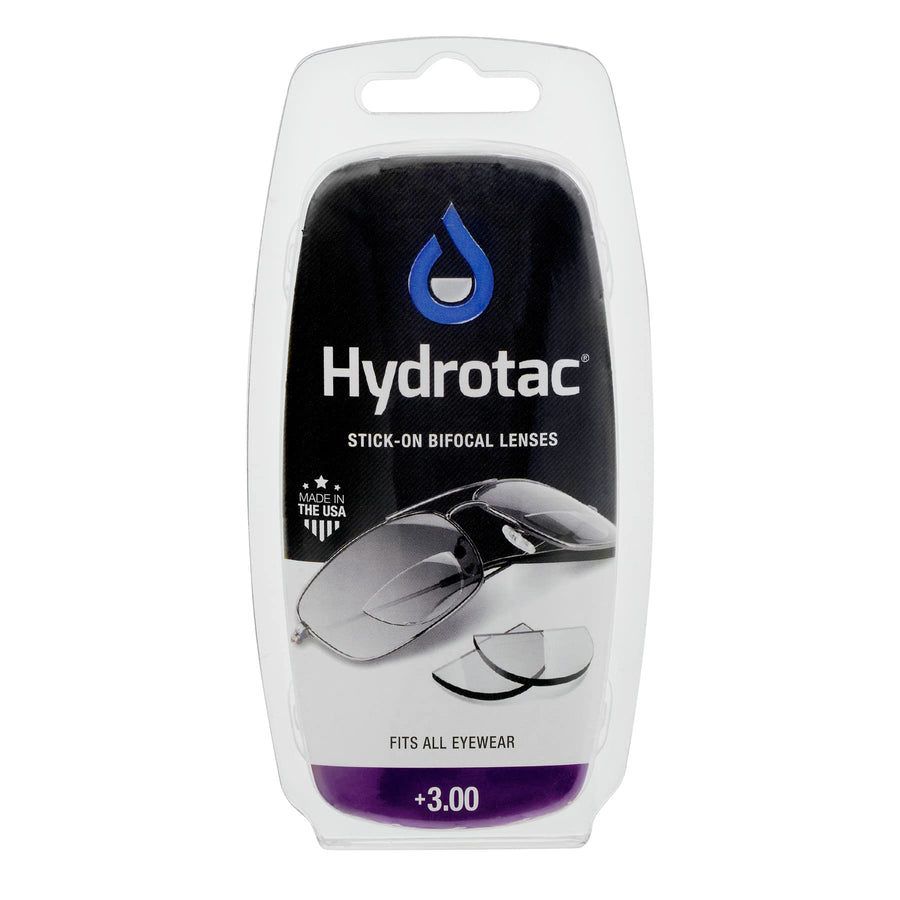 Hydrotac Stick-on Bifocal Lenses ()- +3.00 Diopter