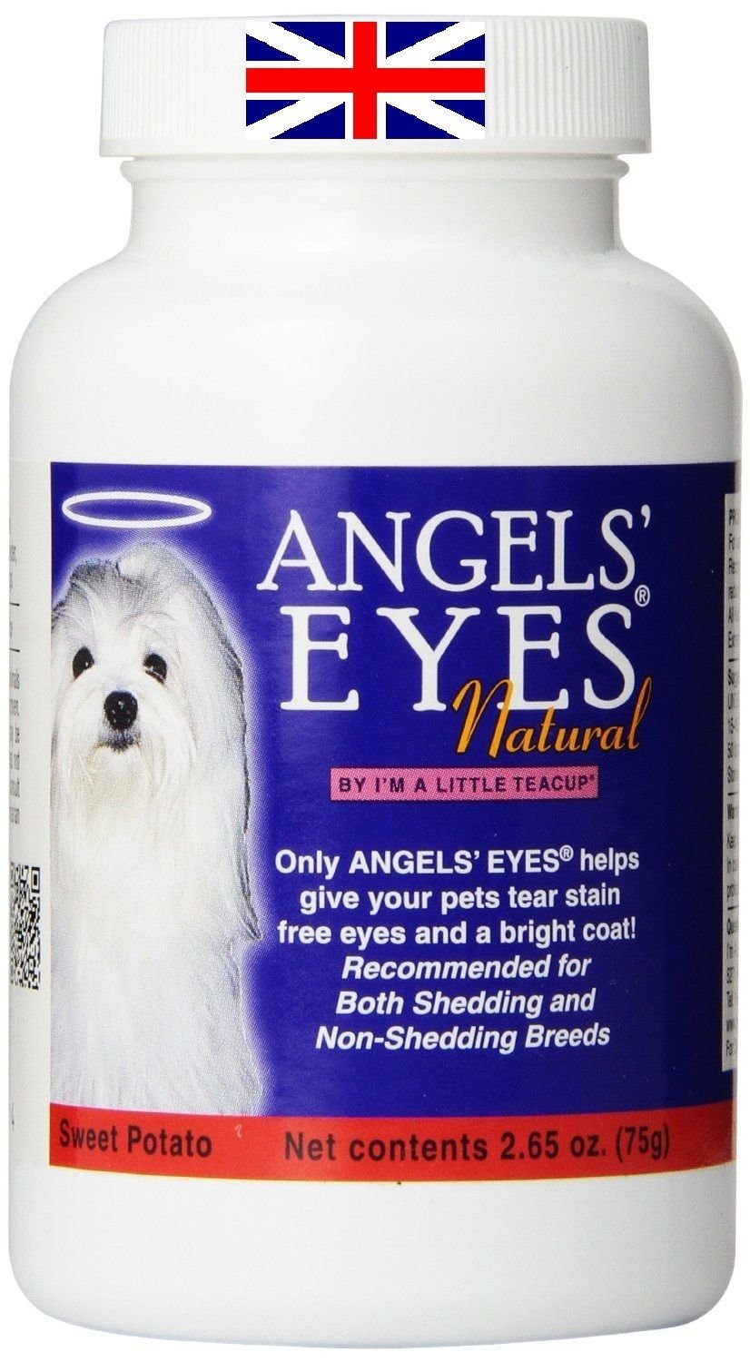 Natural Tear Stain Prevention Sweet Potato Powder for Dogs | All Breeds | No Wheat No Corn | Daily Support for Eye Health | Proprietary Formula |Limited Ingredients | Vegetarian | 75g