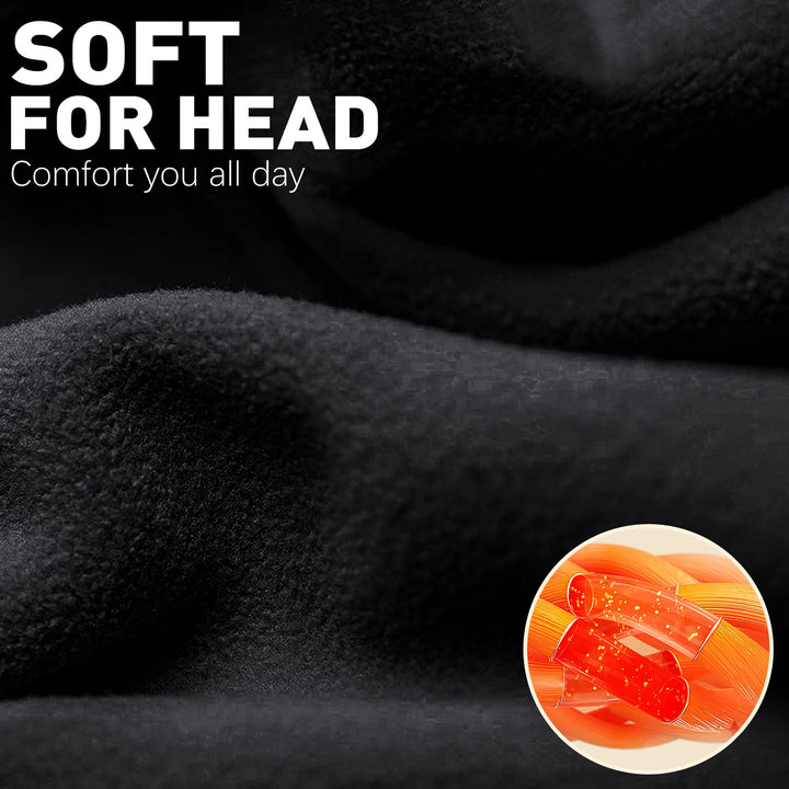 Fleece Ear Warmers for Men Women Kids - Winter Headband Ear Muffs Ear Covers for Cold Weather Running Cycling Ski