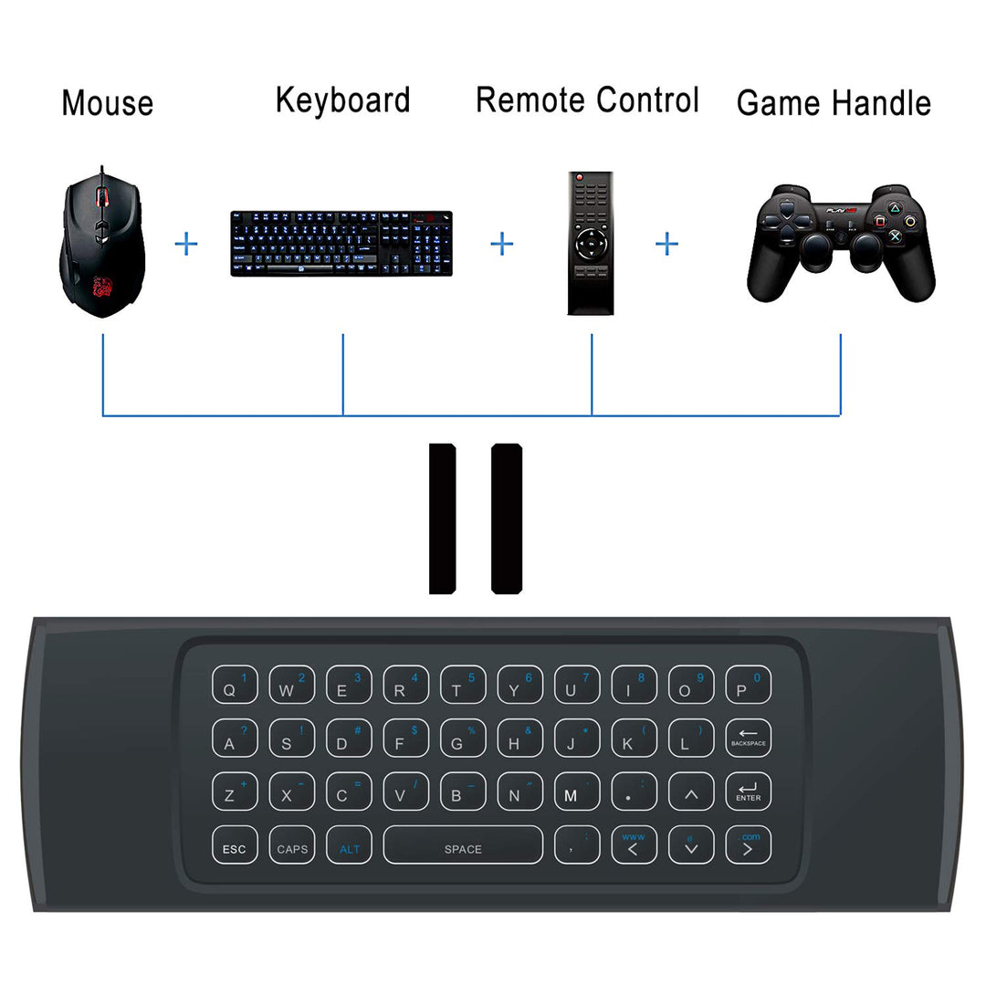 ILEBYGO Air Mouse for Android tv Box, Mini Wireless Key
