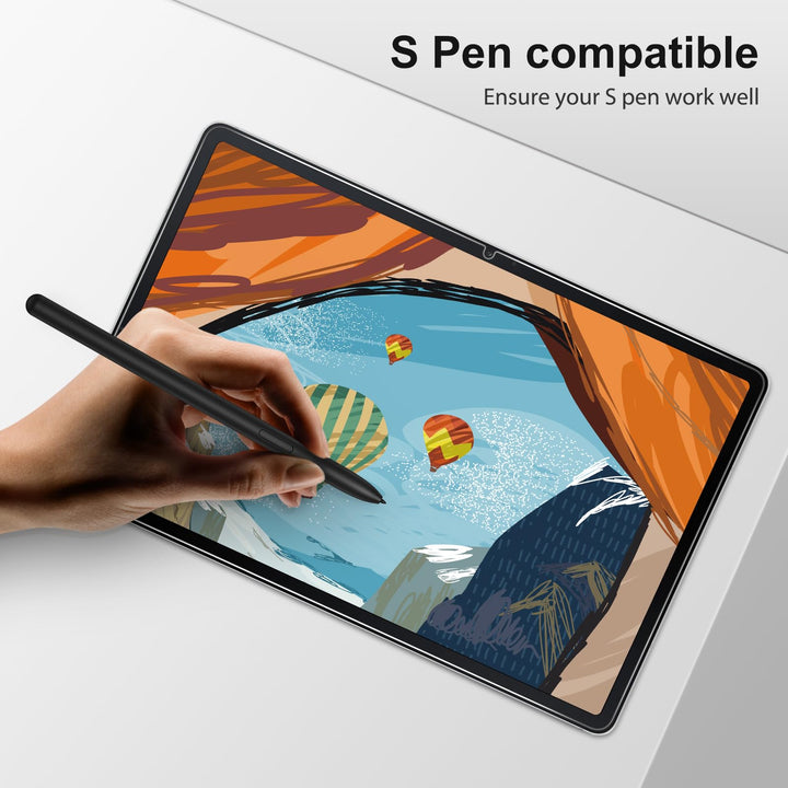 2 Pack Screen Protector for Samsung Galaxy Tab S9 FE 5G (10.9 inch) &amp; Galaxy Tab S9/ S8/ S7 (11 inch), Tempered Glass Compatible with S Pen, Anti-Scratches