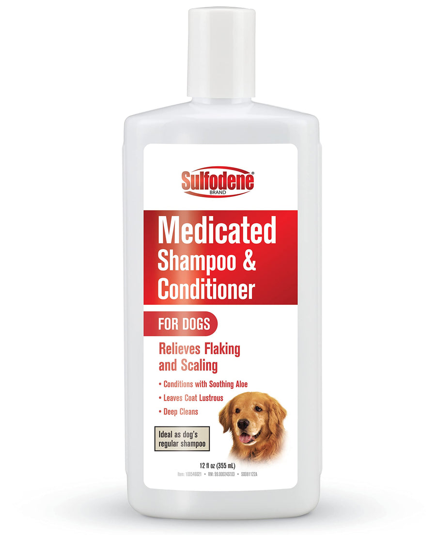 Medicated Shampoo & Conditioner for Dogs 12oz